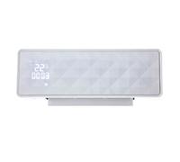 PUR LINE | Radiateur mural céramique 2000 W, affichage numérique, télécommande - Radiateur mural céramique 2000 W avec minuterie hebdomadaire et protection contre la surchauffe