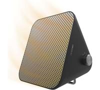 Chauffage céramique noir 1500 W silencieux