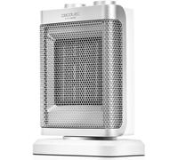 Chauffage céramique piédestal blanc 1500 W silencieux