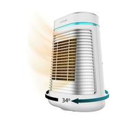Chauffage céramique tour blanc 1500 W silencieux
