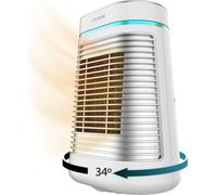 Chauffage céramique tour blanc 1500 W silencieux