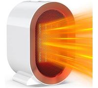 Chauffage d'appoint 1200W Radiateur Soufflant Electrique Céramique Silencieux Radiateur Salle de Bain Faible Consommation d'énergie