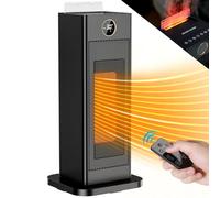 Chauffage d'appoint 2000W avec Humidificateur d'air, Chauffage Electrique Soufflant avec thermostat, Oscillant 90°, Minuterie 1-12H, silencieux, ECO Radiateur Electrique Céramique PTC