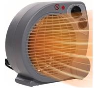 Chauffage d'appoint 2000W, Radiateur Soufflant 2 Niveaux 1000/2000W, Protection Anti-Surchauffe et Anti-Basculement