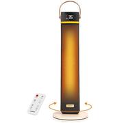 Chauffage d'appoint 2000W,Radiateur Soufflant PTC,Chauffage Soufflant Electrique, 4 Niveaux,Portable,Écran Numérique et
