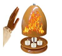 Chauffage d'appoint à Bougies Chauffe-Plat Créatif Sûr Grande Capacité | Chauffage de table à bougie Pour La Maison, La Chambre, La Salle À Manger Et Le Jardin