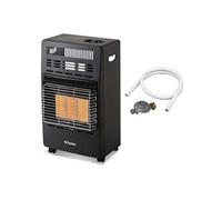 Chauffage d'appoint à gaz 4200 W - FAVEX - Intérieur - Poêle à gaz Infrarouge - 4,2 kW - Tuyau et détendeur offerts - Jusqu'à 40 m²