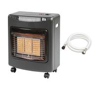 Chauffage d'appoint à gaz Ektor Mini - FAVEX - Intérieur - Poêle à gaz Infrarouge 4200W - Livré avec tuyau à visser - 40 m²