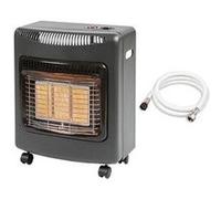 Chauffage d'appoint à gaz ektor mini - livré avec tuyau à visser - brûleur céramique infrarouge