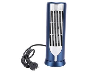 Chauffage d'appoint de bureau, arrêt automatique, économe en énergie, chauffage rapide, céramique PTC, pour la maison, le bureau, bleu, prise UE, 220 V