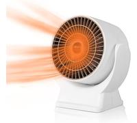 Chauffage D'appoint Economique Silencieux, Radiateur Electrique Soufflant Mobile, Chauffage Soufflant 800w (blanc)