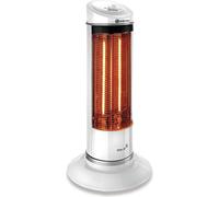 Chauffage d'appoint électrique 1200W Chaleur immédiate Oscillant Surface 25 m² PLEIN AIR