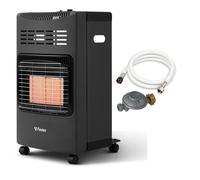 Chauffage d'appoint gaz Plio - FAVEX - Intérieur - Infrarouge - Tuyau et détendeur offerts - 40 m², Pliable, Noir