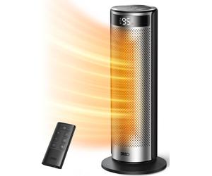 Chauffage d'appoint Hyperamic Dreo Solaria 628 Colonne, 1500 W, Contrôle de Température 5-35°C, Noir