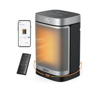 Chauffage d'appoint intelligent Dreo 1500W pour intérieur : Chauffage portable avec oscillation à 70°, compatible avec WiFi, Alexa et Google Assistant, avec thermostat et télécommande