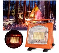 Chauffage d'appoint portable de 1,7 kW, chauffage au gaz multifonctionnel, chauffage en céramique, chauffage de four en fer