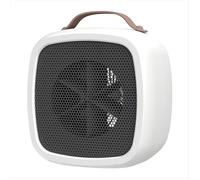 Chauffage D'Appoint Portable Mini Ventilateur de Bureau à Air Chaud avec Poignée Chauffage Électrique Léger Chauffage Rapide pour