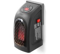 Chauffage d'appoint sur Prise pour salle de bain - Radiateur soufflant sur prise - Chauffage Portable avec prise murale - Thermostat Minuterie Réglables Affichage LED - Température: 15-32 ℃ - 400 W