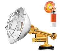 Chauffage de camping portable - Mini chauffage extérieur, source de chaleur pour la randonnée, petit électrique avec base en acier inoxydable | Solution de chauffage de jardin de jardin de chantier