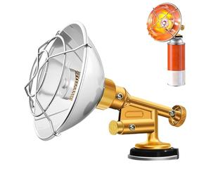 Chauffage de camping portable - Mini chauffage extérieur, source de chaleur pour la randonnée, petit électrique avec base en acier inoxydable | Solution de chauffage de jardin de jardin de chantier