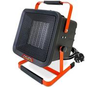 Chauffage de chantier MECAFER MH3000C, 3000 W, 2 vitesses, Pour espaces jusqu'à 30 m²