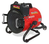 Chauffage de chantier soufflant - 3000 W - 2 puissances - Support basculant et thermostat