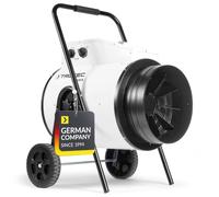 Chauffage de chantier TROTEC TDS 120 R - Puissance de chauffage 15 kW/30 kW | Débit d'air : 1 900 m³/h - Radiateur soufflant pour grandes pièces