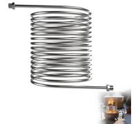 Chauffage de piscine LZQ : serpentin en tube de cuivre 12 x 1 mm, 14 m, diamètre extérieur env. 29,5 cm, raccord 1/2"