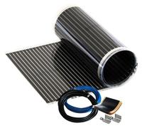 Chauffage de plancher infrarouge, 100 cm, 220 W/m², surface de 6 m²