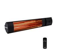 Chauffage de terrasse Marsili 2000W - Télécommande incl. | Noir