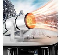 Chauffage de voiture 12 V 150 W avec ventilateur 2-en-1 à chauffage rapide