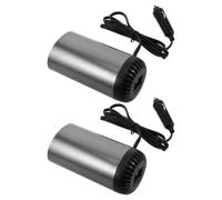 Chauffage de Voiture 12v à Double Gobelet 2 Pièces | Portable, Compact, Économie D’énergie, pour Conduite Hivernale et Camping, Compatible Golf Cart et Véhicules