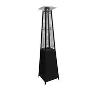 Chauffage d'extérieur à gaz FAVEX - 13 kW - Parasol - Acier peint noir