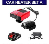 Chauffage Électrique 4 En 1 600 W Pour Voiture, Ventilateur De Refroidissement, Désembuage, Dégivreur De Pare-Brise, Pour Batterie Makita 18 V, Sans Batterie