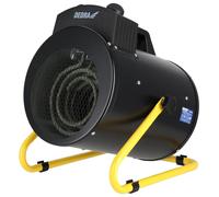 Chauffage Électrique 5Kw, 400V, Rond, Noir Dedra Ded9932B