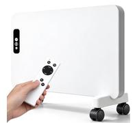 Chauffage Électrique avec Thermostat 5-35°C et Boîtier en Acier 1500W | Panneau Tactile et Télécommande Infrarouge pour Régler Facilement les Modes Confort Éco et Chauffage Rapide au Quotidien