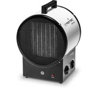 Chauffage électrique Bauheizer TDS 30 M – Puissance de chauffage : 0,05 kW / 3,3 kW / 5 kW – Débit d'air du chauffage électrique : 575 m³/h – Chauffage ventilé avec thermostat, en céramique