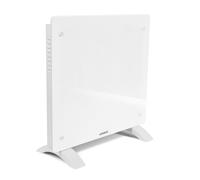 VONROC Chauffage Électrique 1000W - Panneau Verre Blanc - Wi-Fi & Manuel - LED, Thermostat, Minuterie, Sécurité Enfants - Silencieux, Convecteur Design pour Pièces jusqu’à 12m²