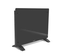 Chauffage électrique de luxe - Convecteur - Panneau en verre 1500W Premium - Gris | Commande manuelle et Wi-Fi incl.