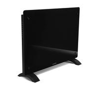 Chauffage électrique de luxe - Convecteur - Panneau en verre 1500W Premium - Noir | Commande manuelle et Wi-Fi incl.