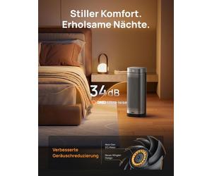 Chauffage électrique DREO, économe en énergie, silencieux, 2000W, avec chauffage en céramique, thermostat, minuterie de 12 heures, 3 modes, oscillation de 70°, chauffage électrique de 40 cm pour pièce