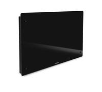 Chauffage électrique - Panneau en verre 2000W Premium - 24m2 - Commande manuelle et Wi-Fi - Thermostat réglable et minuterie - Noir