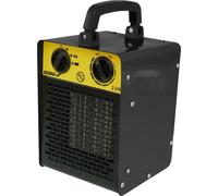 Chauffage électrique PTC 2,0kW, carré, noir DEDRA DED9930C1 élément chauffant en céramique