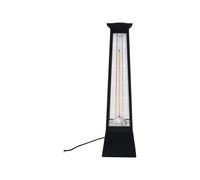 Chauffage électrique radiant en fibre de carbone Volcano - 2000W - Noir