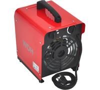Chauffage électrique, radiateur ventilé, protection contre le gel, chauffage de chantier. Modèle WDH-BGP03 avec ventilateur intégré et une capacité de chauffage maximale de