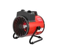 Chauffage électrique soufflant 3 kW - 230 V - Thermostat et inclinaison réglable - Portable - IP24 MW Tools WEL03ST