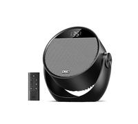 Chauffage Électrique Ventilateur Chambre Chauffage Portable 3 Modes avec Thermostat et Télécommande Inclinaison 60 Réglable