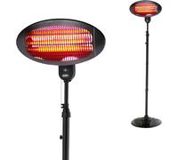 Chauffage Extérieur Sur Pied Edm Chauffage Infrarouge Réglable 650-2000w - Edm