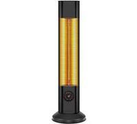 Chauffage halogène 2000W avec télécommande HEATY EX2000 CA Noir
