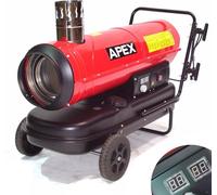 Chauffage indirect au fioul Canon de chauffage 55215 Chauffage de chantier 30kW Chauffage au fioul